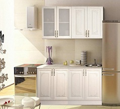 Кухня Бьянка красная ольха